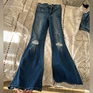 BKE High Rise Super Flare Jeans